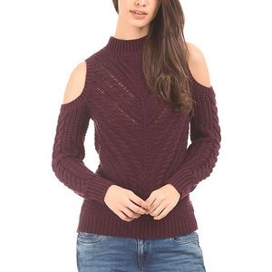 🌻Aeropostale | Cold Shoulder Chunky Knit Sweater